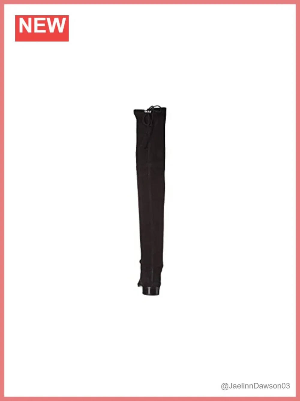 Over the Knee Boots Suede Stretch Pull-On Block Heel Lowland